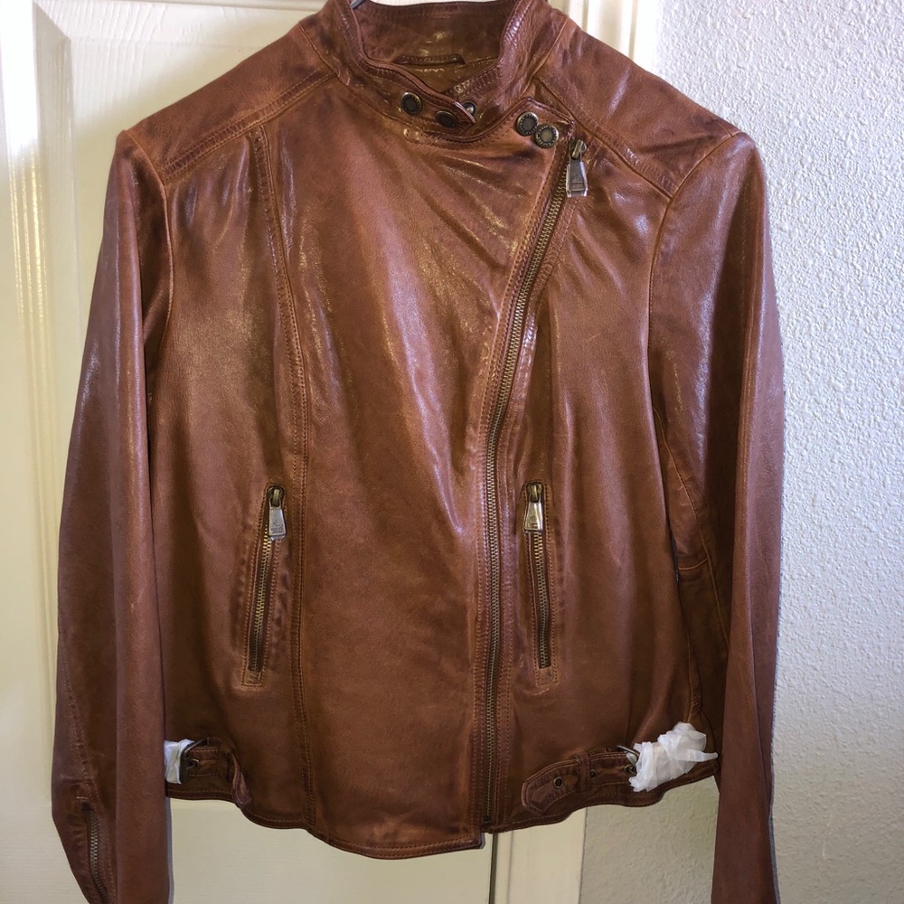Real authentic leather Ralph Lauren jacket.